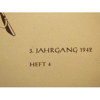 Soldatenblätter für Feier und Freizeit 3. Jahrgang 1942 Heft 4, vardagsläsning för tyska soldater. Espenlaub militaria